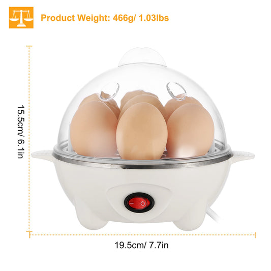 1Pc Electric Egg Cooker 7-Capacity Hard-Boiled Egg Maker