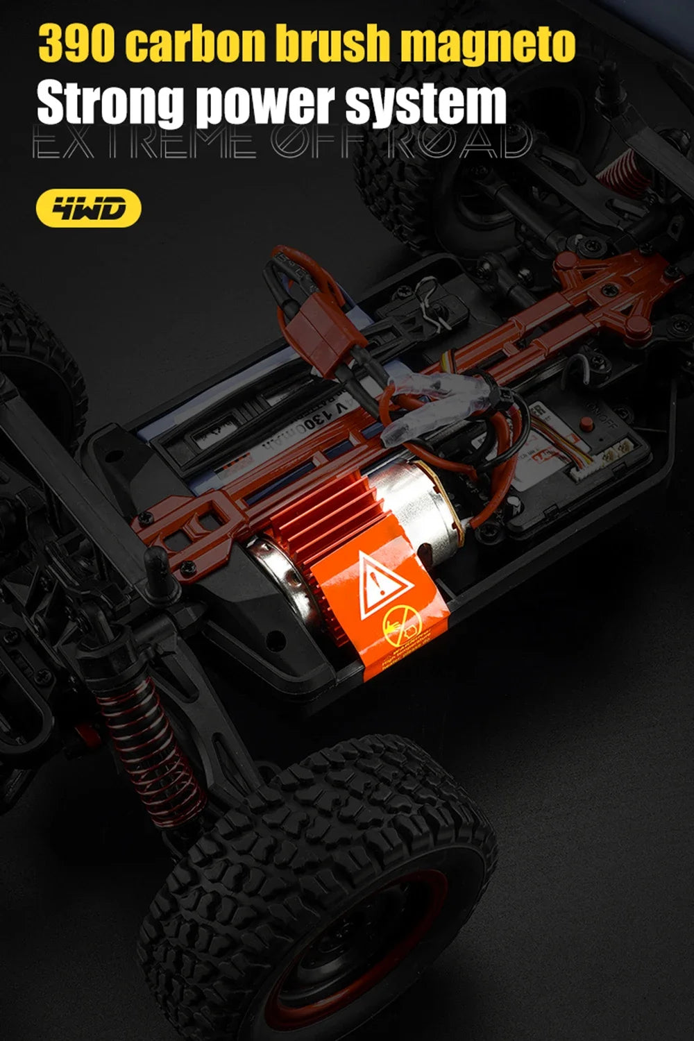 16106 1:16 50KM/H 4WD RC Car With LED Remote Control Off-road Cars High Speed Drift Monster Truck for Kids vs Wltoys 144001 Toys