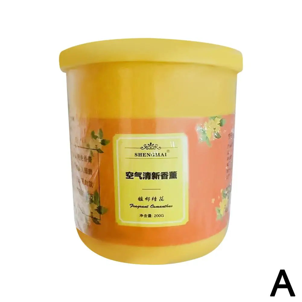 1pcs Air Freshener Solid Aromatherapy Hotel Bedroom Toilet Home or Vehicle General Gel Solid Persistent Fragrance