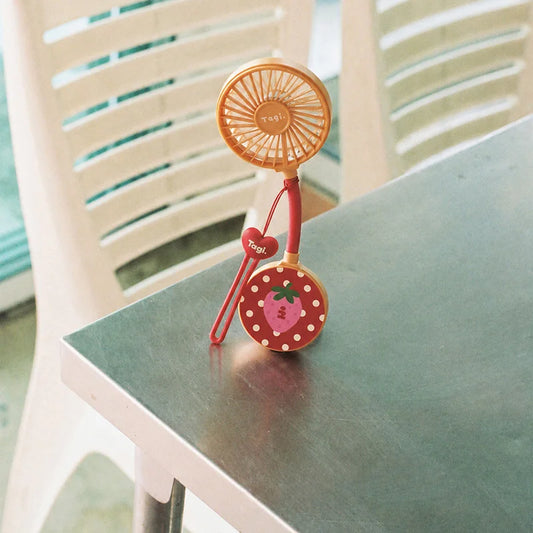 Portable Magnetic Fan Compact Durable Creative Mini Fan for Outdoor Cooling Heat Prevention and Personal Use Ideal for Concerts