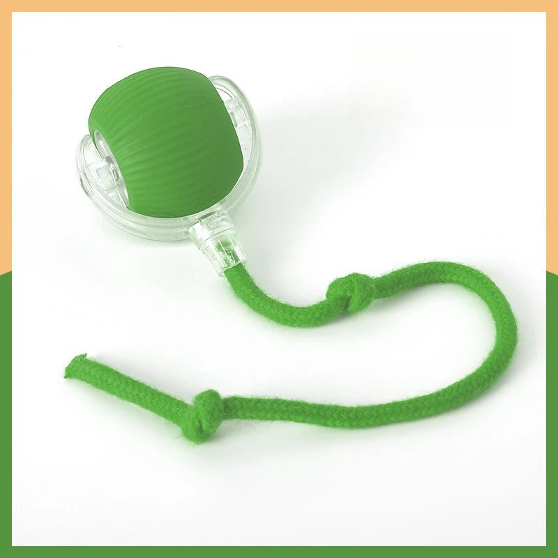 Dog and cat toys, ball, durable, self-entertainment, with rope, cat teaser ball, pet supplies, jumping ball, thud pet toys