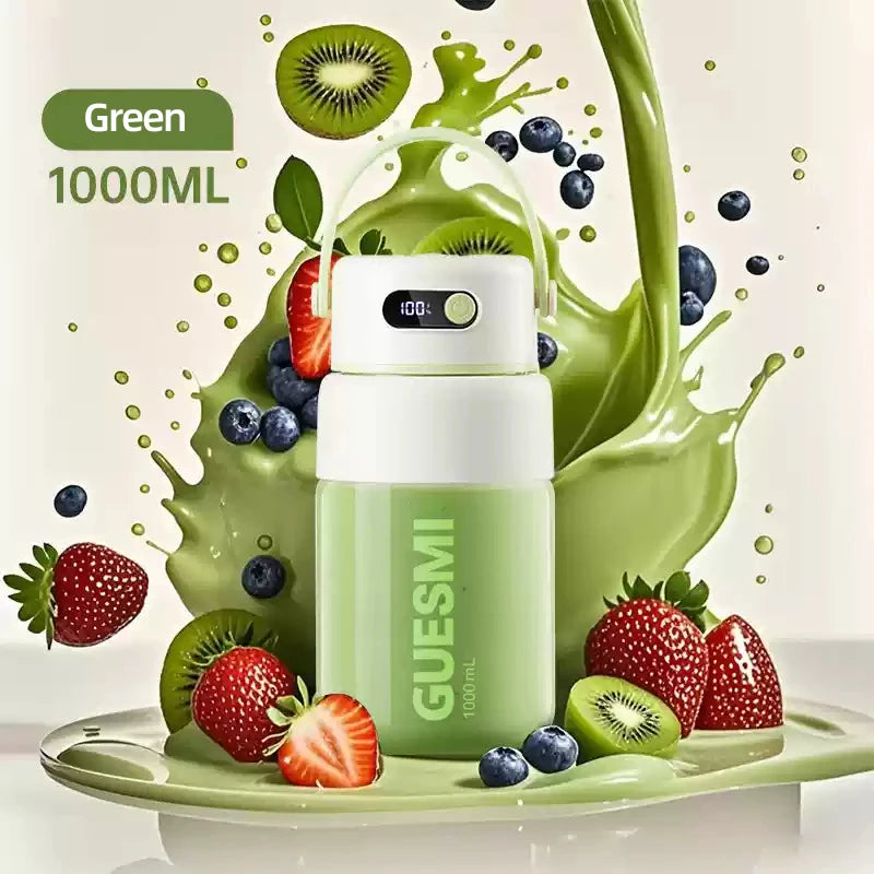 1000ML Portable Blender USB Electric Juicer Fruit Mixers Fruit Home Smoothies Mixer Multifunctional Juice Maker Machine Blender