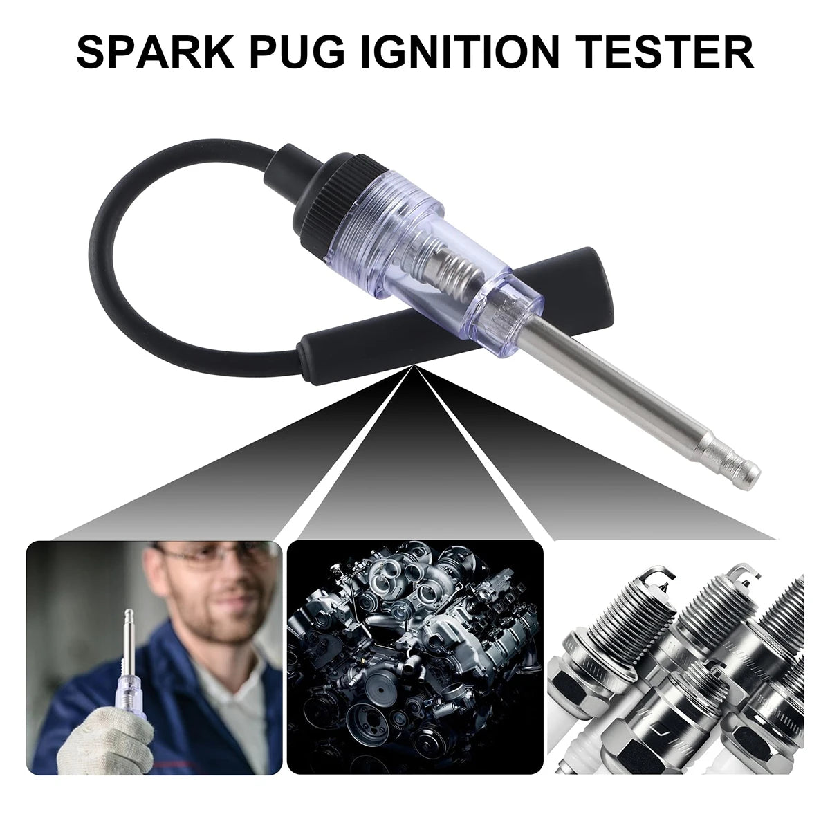 Car Spark Plug Tester Diagnostic Tools Accessories Verification Tool Automotive Diagnostics Repair Disassembly Scanner Diagnosis