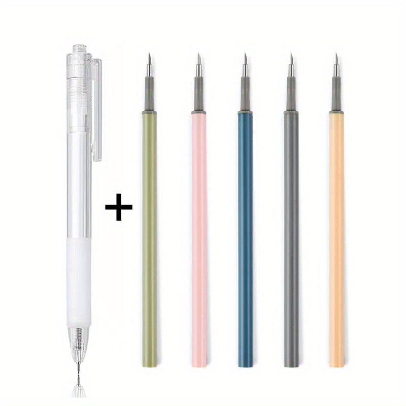 5pcs/set 6pcs/set Art Utility Knife Pen Knife Cut Stickers Scrapbooking Cutting Tool Express Box Knife School Supplies DIY Craft Supplies