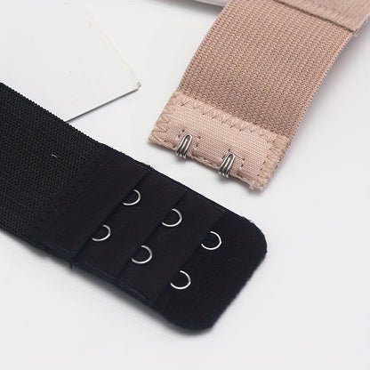 3 Pieces Adjustable 2-Hook Bra Strap Extenders for Comfortable Braless Look, Women's Lingerie & Underwear Accessories with Adjustable Band