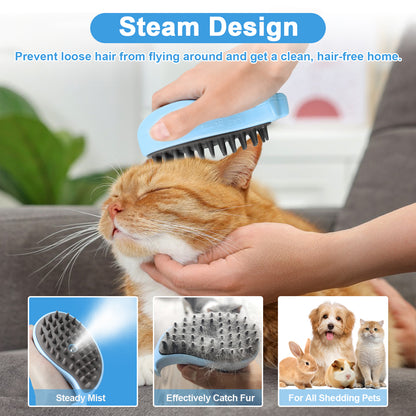Cat Steam Brush For Shedding