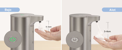 LAOPAO Stainless Steel Automatic Soap Dispenser with LED Lighting Contact Kitchen and Bathroom Hygienic Soap Dispenser