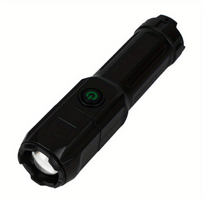 [Powerful Zoomable] Powerful Zoomable Flashlight | 1pc Outdoor Multi-functional Portable Home Small Telescopic Zoom Light