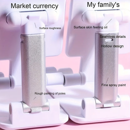 Set of 2 Portable, Foldable Phone Holders That Work with All Smartphones, Available in Two Colors