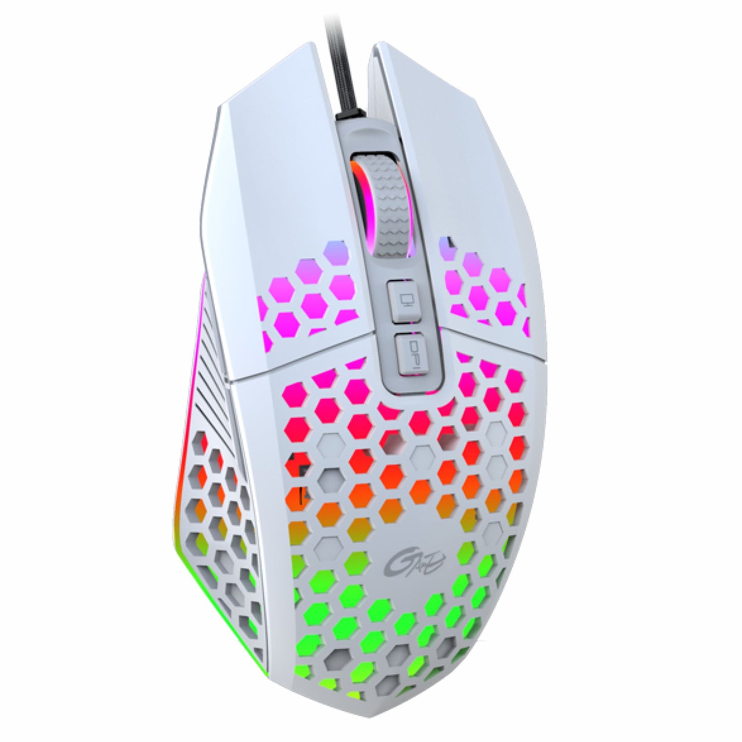 X801 Wired Mouse Hole Hollow Luminous Desktop Computer Notebook Office Game Competition 8000Dpi