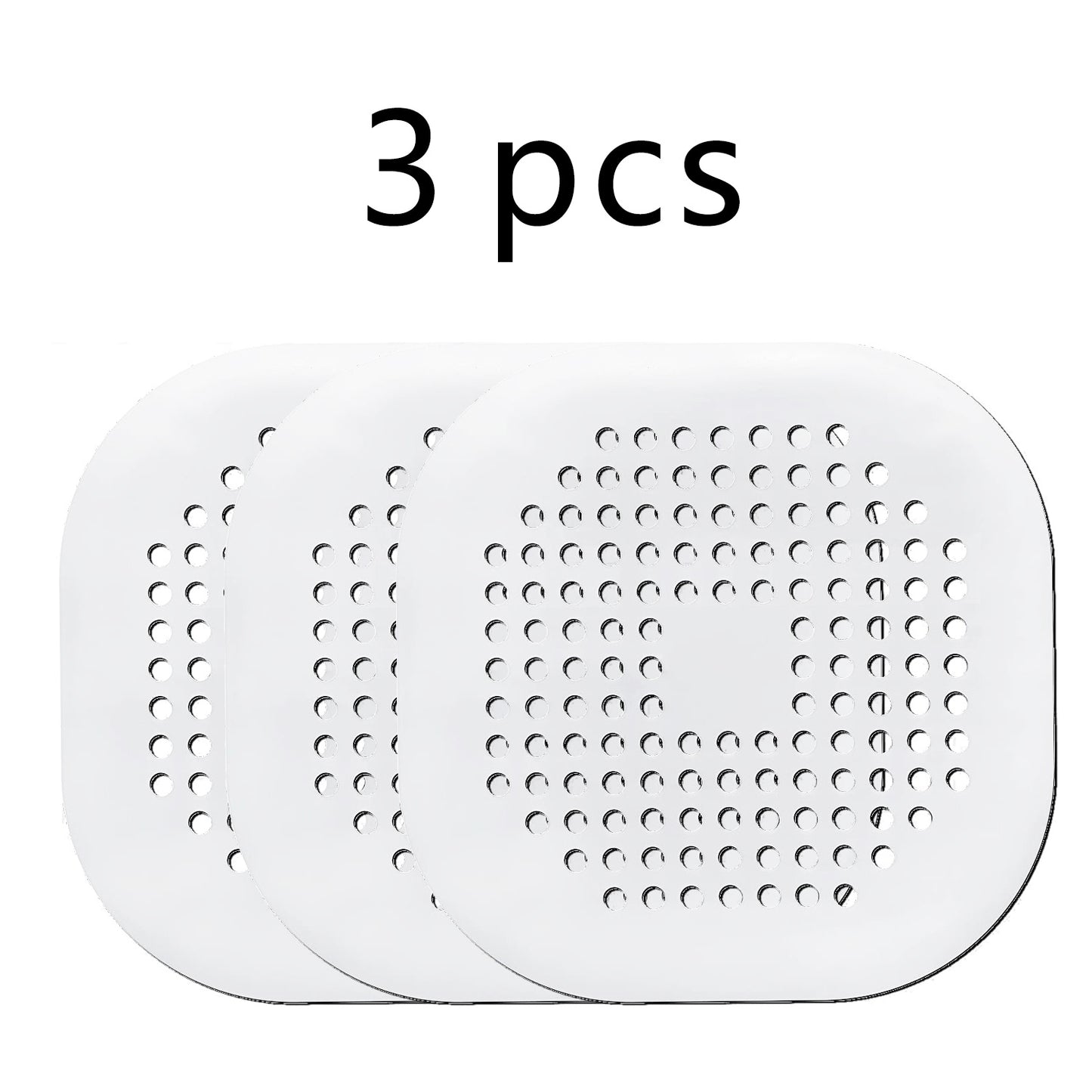 5pcs/3pcs/1pc Silicone Hair Filter | Bathtub and Shower Floor Drain Plug, Kitchen Deodorant Plug, Anti-Clogging Sink Filter
