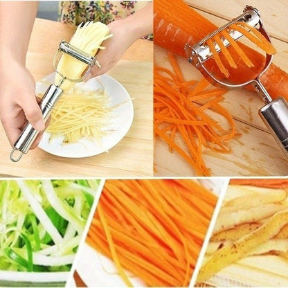 1pc of Stainless Steel Peeler for Vegetables - a Versatile Grater for Fruits And Potatoes, Perfect for Dining And Leisure, a Manual Kitchen That Doesn'T Require Charging, Suitable for Restaurants