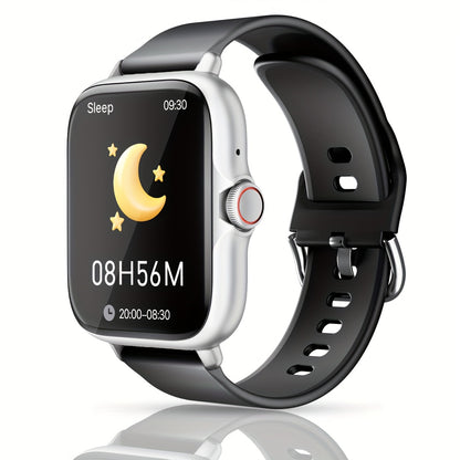 Sports Smart Watch, 1. 83'' Full Touch Screen Display with Message, Answer Make Call Smartwatch, Sleep Monitoring, Sports Pedometer, Information Alerts, for iPhone Android Phones, Smartbands Fitness Watch for Women Men Friend