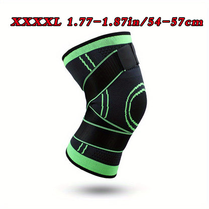 1pc Strap Knee Protector Sports Knee Support Adjustable Compression Breathable Joint Protection Sports Knee Protector Strap Compression Basketball Running
