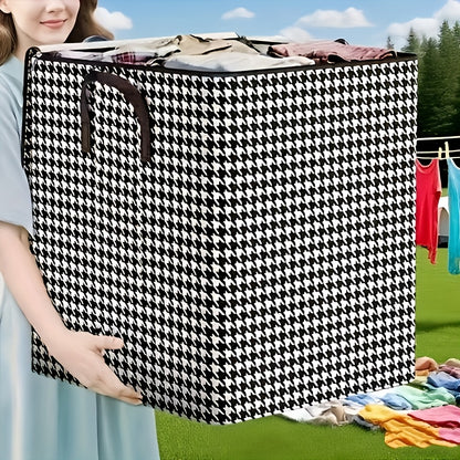 Clothing And Quilt Storage Box, Foldable Travel Bag, Portable Packing Bag, Wardrobe Organizer, Under-Bed Storage, 1pc, for Outings And Moving, for Clothes And Comforters