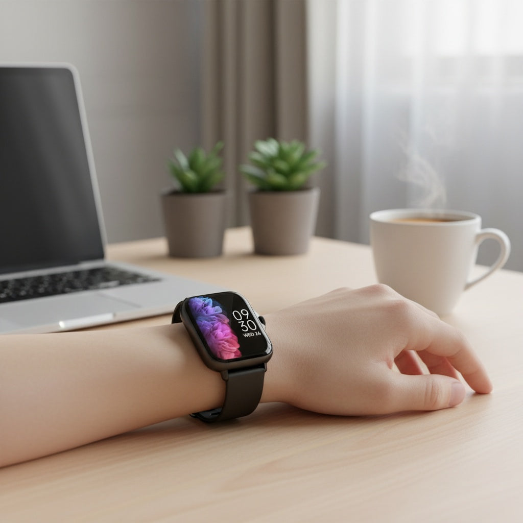 Sports Smart Watch, 1. 83'' Full Touch Screen Display with Message, Answer Make Call Smartwatch, Sleep Monitoring, Sports Pedometer, Information Alerts, for iPhone Android Phones, Smartbands Fitness Watch for Women Men Friend