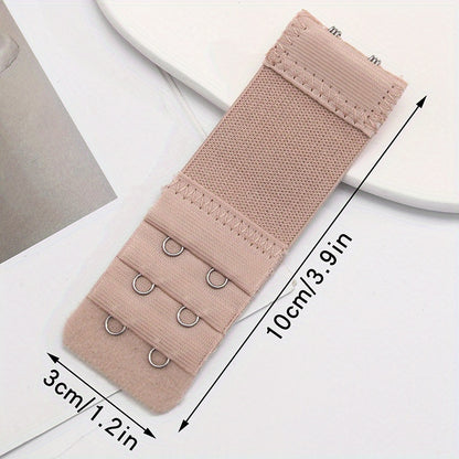 3 Pieces Adjustable 2-Hook Bra Strap Extenders for Comfortable Braless Look, Women's Lingerie & Underwear Accessories with Adjustable Band
