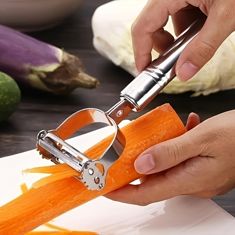 1pc of Stainless Steel Peeler for Vegetables - a Versatile Grater for Fruits And Potatoes, Perfect for Dining And Leisure, a Manual Kitchen That Doesn'T Require Charging, Suitable for Restaurants