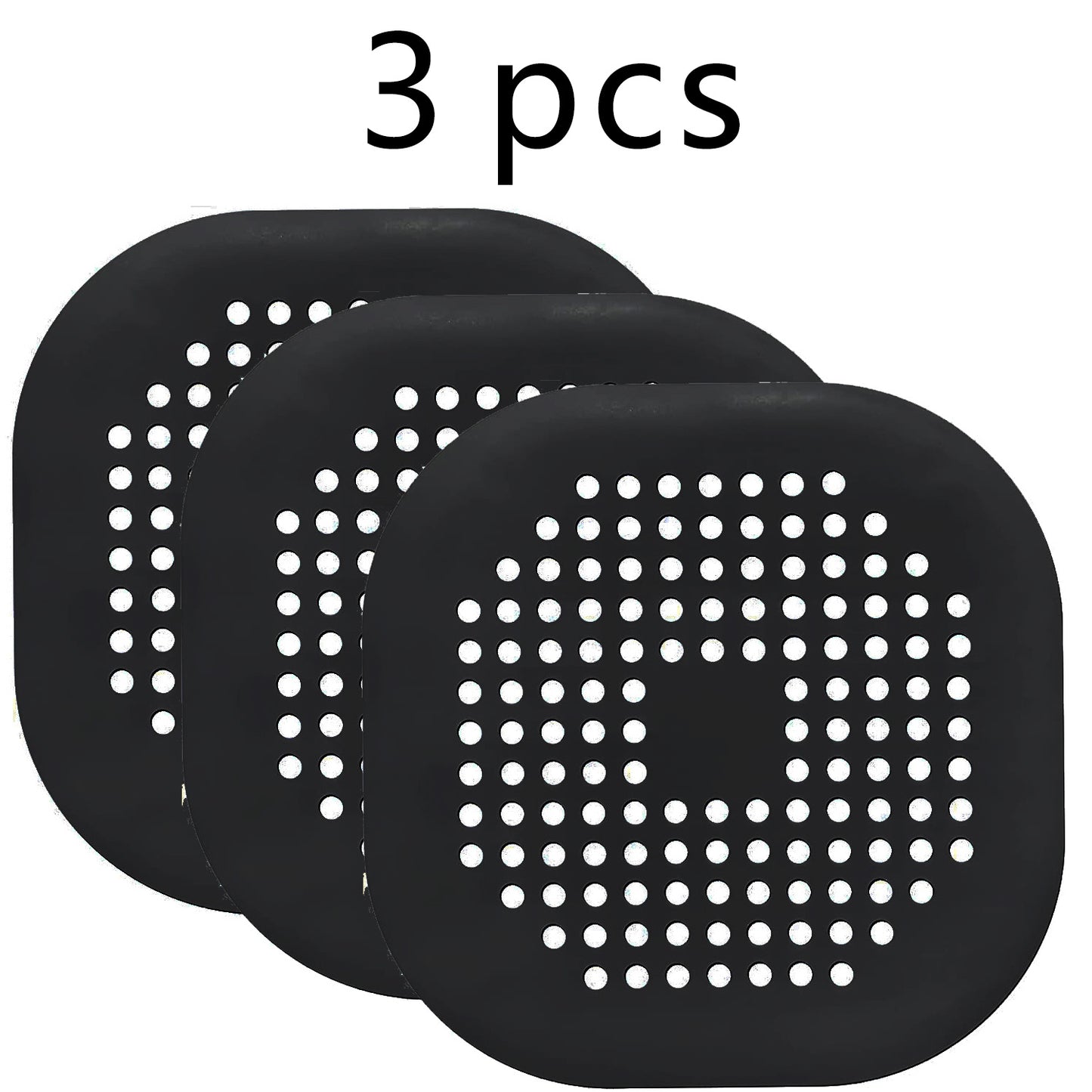 5pcs/3pcs/1pc Silicone Hair Filter | Bathtub and Shower Floor Drain Plug, Kitchen Deodorant Plug, Anti-Clogging Sink Filter