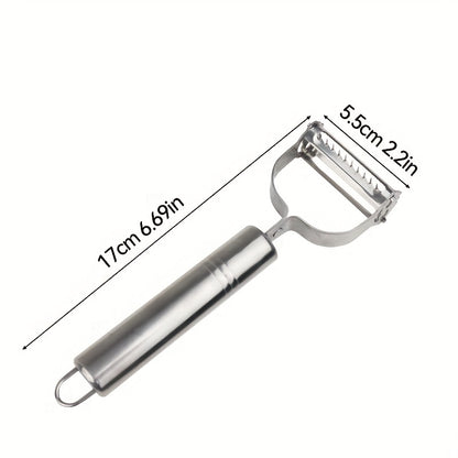 1pc of Stainless Steel Peeler for Vegetables - a Versatile Grater for Fruits And Potatoes, Perfect for Dining And Leisure, a Manual Kitchen That Doesn'T Require Charging, Suitable for Restaurants