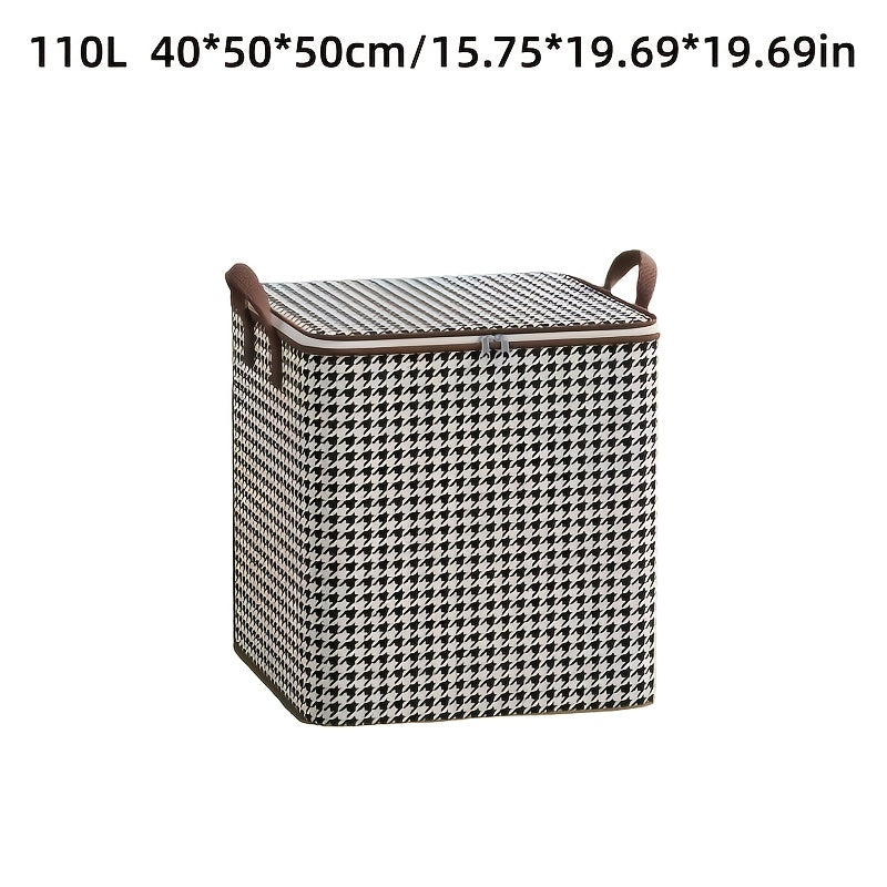 Clothing And Quilt Storage Box, Foldable Travel Bag, Portable Packing Bag, Wardrobe Organizer, Under-Bed Storage, 1pc, for Outings And Moving, for Clothes And Comforters