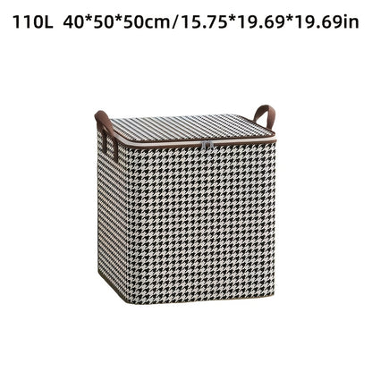 Clothing And Quilt Storage Box, Foldable Travel Bag, Portable Packing Bag, Wardrobe Organizer, Under-Bed Storage, 1pc, for Outings And Moving, for Clothes And Comforters