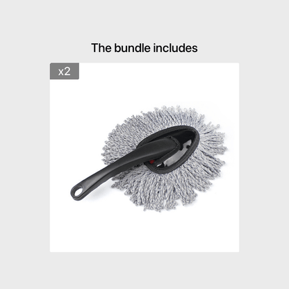 Car Dust Removal Small Duster Wipe Car Soft Brush Cleaning Brush Mini Bristle Brush Dust Removal Brush Nanofiber Car Interior