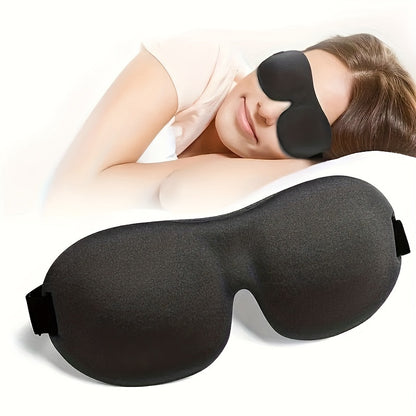 [Heavy Duty Night Mask] 1/3/5/10 Pack Pure Blackout 3D Contoured Eye Mask - Hypoallergenic & Fragrance-Free, Soft Ergonomic Fit for Men & Women - Travel, Home, Office Use, No Leakage, Beige-Friendly - Ideal Gift