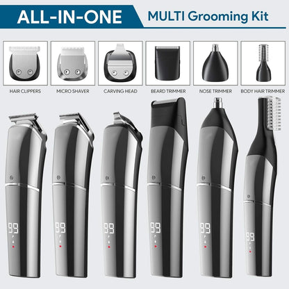 Professional Hair Clippers Cordless Beard Hair Trimmer Clippers Trimmer Set