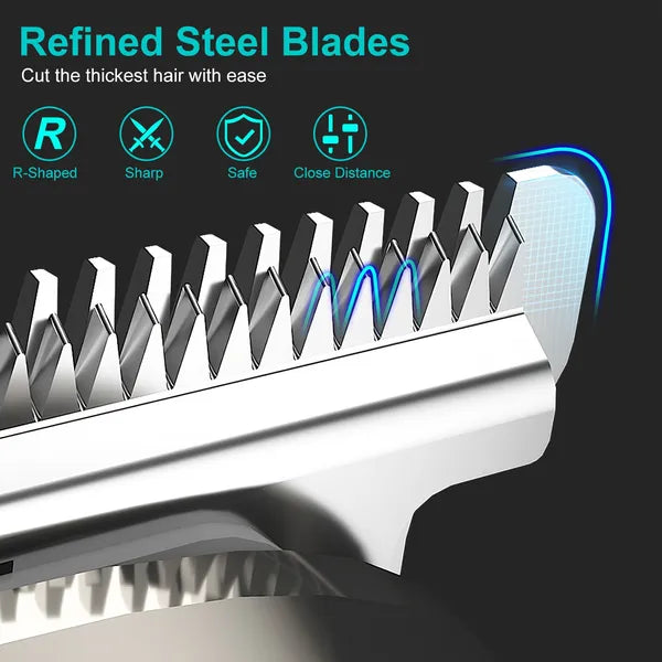 All In One Beard Trimmer For Men With 5 Trimmer Heads