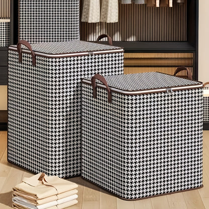 Clothing And Quilt Storage Box, Foldable Travel Bag, Portable Packing Bag, Wardrobe Organizer, Under-Bed Storage, 1pc, for Outings And Moving, for Clothes And Comforters