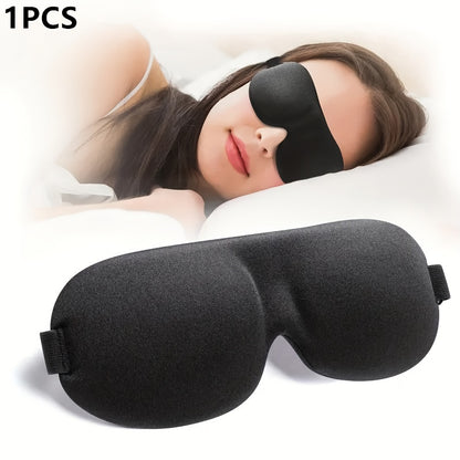 [Heavy Duty Night Mask] 1/3/5/10 Pack Pure Blackout 3D Contoured Eye Mask - Hypoallergenic & Fragrance-Free, Soft Ergonomic Fit for Men & Women - Travel, Home, Office Use, No Leakage, Beige-Friendly - Ideal Gift