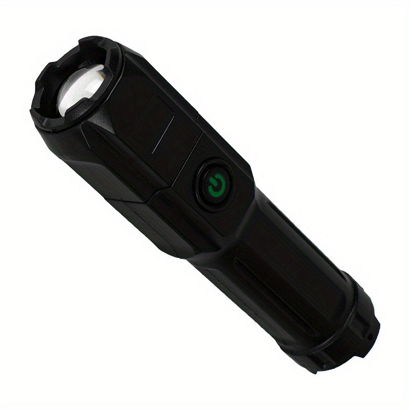 [Powerful Zoomable] Powerful Zoomable Flashlight | 1pc Outdoor Multi-functional Portable Home Small Telescopic Zoom Light