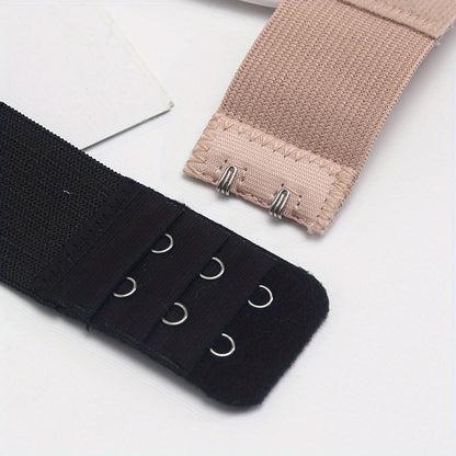 3 Pieces Adjustable 2-Hook Bra Strap Extenders for Comfortable Braless Look, Women's Lingerie & Underwear Accessories with Adjustable Band