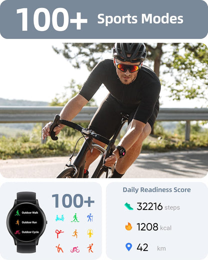 Round Smart Watch - HD Amoled Display Slim Smart Watch For Android/IOS