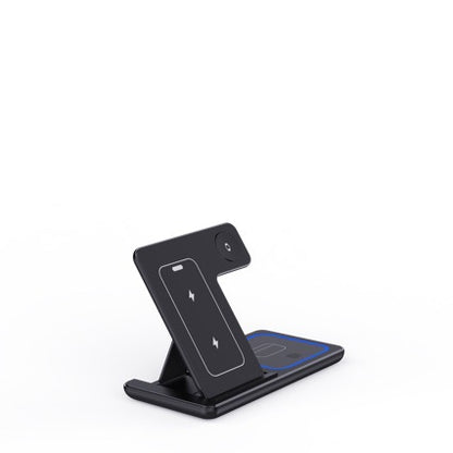 15W 3 In 1 LED Fast Wireless Charger Stand
