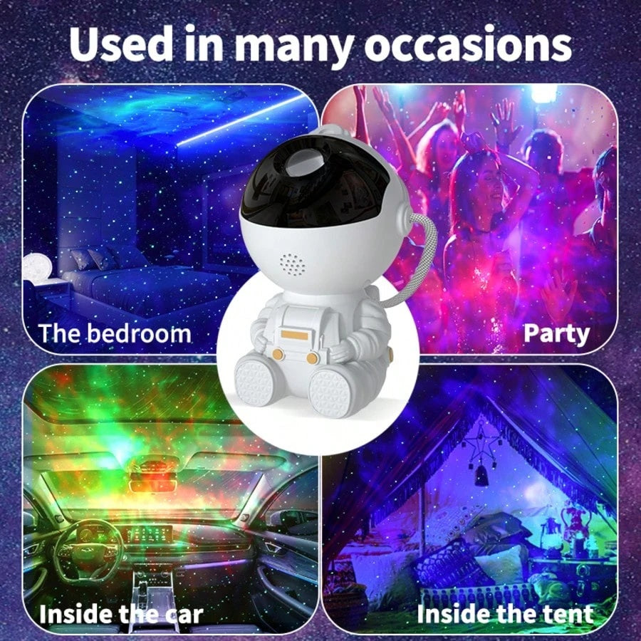 1,2pcs PieceAstronaut Starry Galaxy Projector