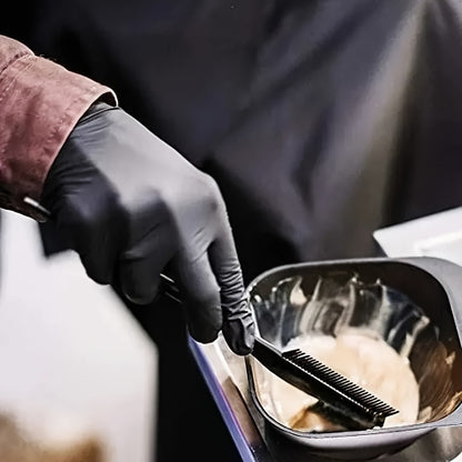 [Nitrile Gloves] 20/40/99 Nitrile Gloves, Black, Designed for Household Cleaning And As Disposable Gloves, Suitable for Cleaning Tasks, Cleaning, Heavy-Duty Gloves, Single-Use Nitrile Gloves