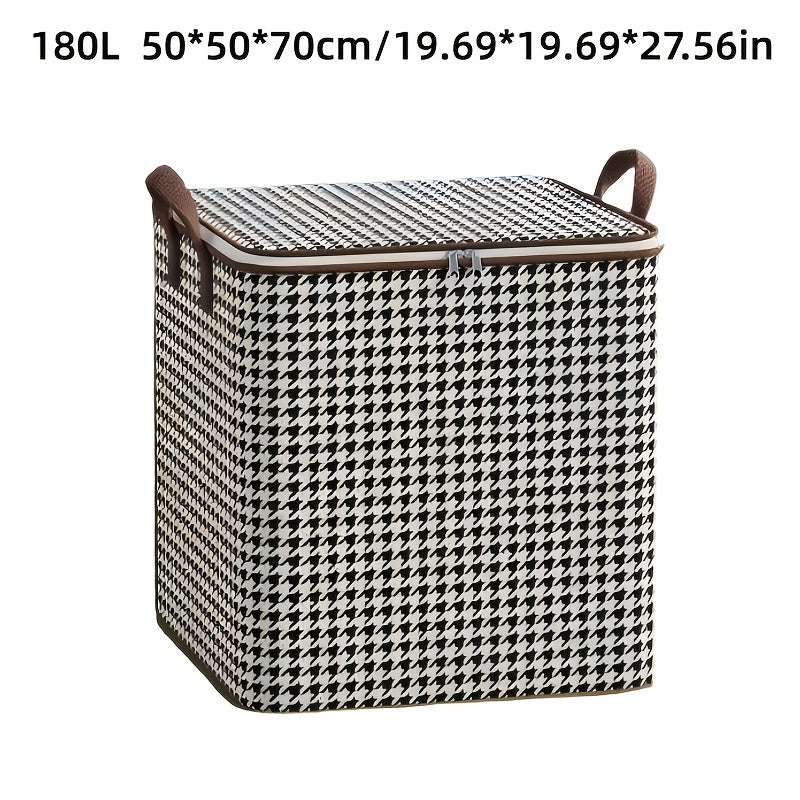 Clothing And Quilt Storage Box, Foldable Travel Bag, Portable Packing Bag, Wardrobe Organizer, Under-Bed Storage, 1pc, for Outings And Moving, for Clothes And Comforters