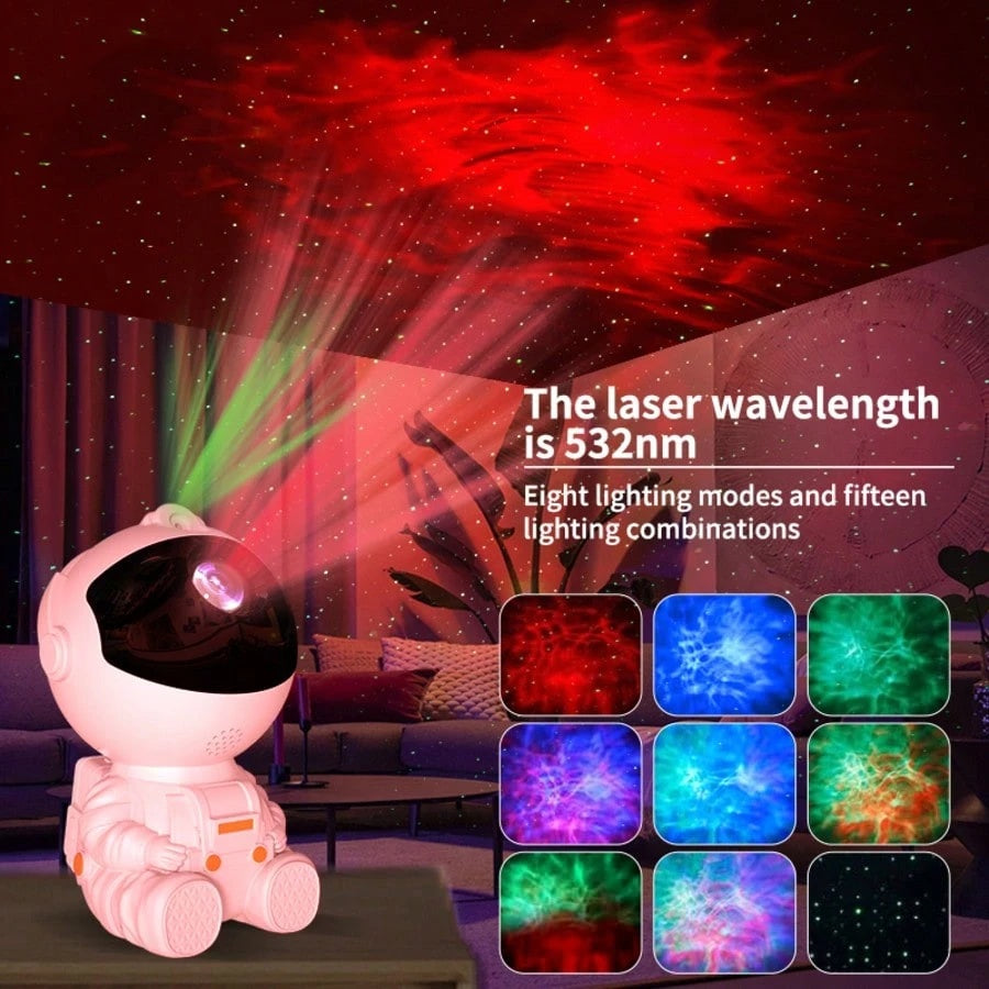 1,2pcs PieceAstronaut Starry Galaxy Projector