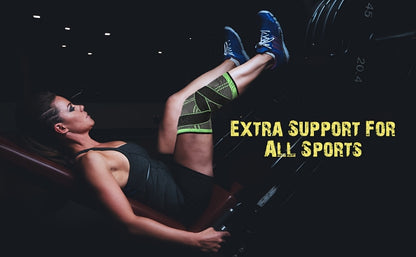 1pc Strap Knee Protector Sports Knee Support Adjustable Compression Breathable Joint Protection Sports Knee Protector Strap Compression Basketball Running