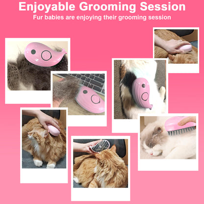 Cat Steam Brush For Shedding