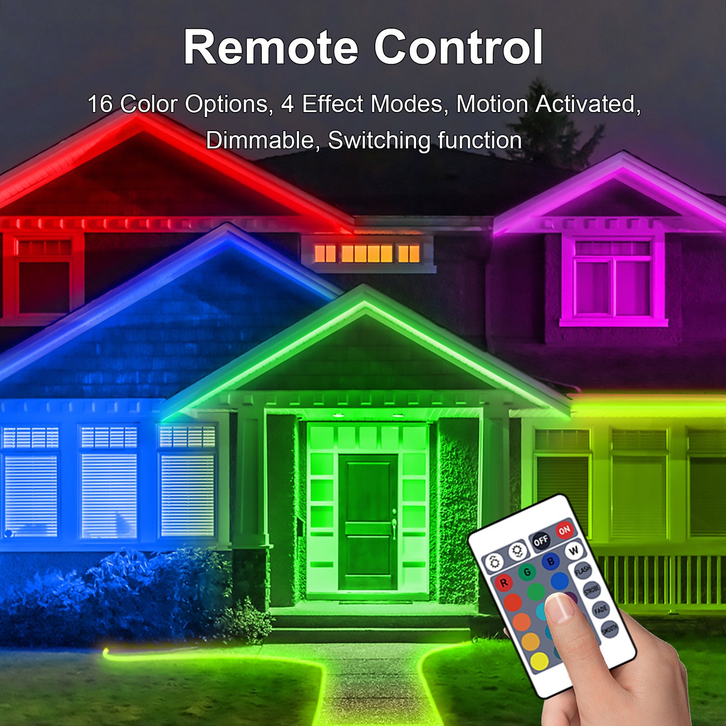 Outdoor Decorative Courtyard Lights Solar-powered Waterproof LED Light Strips