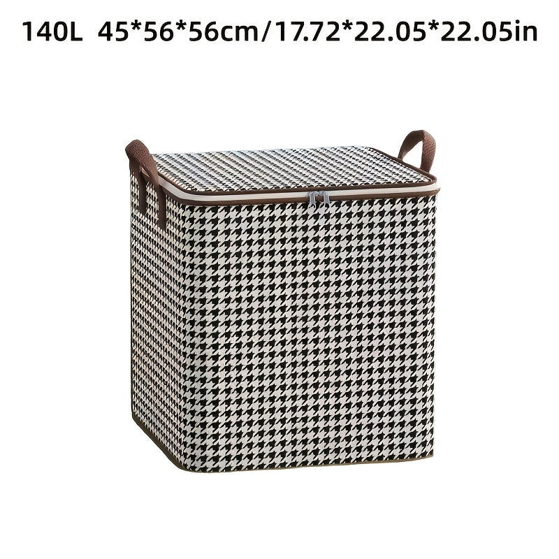 Clothing And Quilt Storage Box, Foldable Travel Bag, Portable Packing Bag, Wardrobe Organizer, Under-Bed Storage, 1pc, for Outings And Moving, for Clothes And Comforters