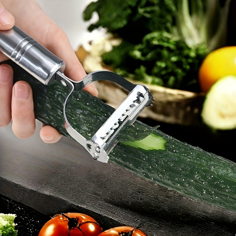 1pc of Stainless Steel Peeler for Vegetables - a Versatile Grater for Fruits And Potatoes, Perfect for Dining And Leisure, a Manual Kitchen That Doesn'T Require Charging, Suitable for Restaurants