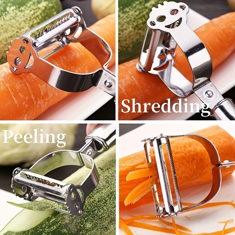 1pc of Stainless Steel Peeler for Vegetables - a Versatile Grater for Fruits And Potatoes, Perfect for Dining And Leisure, a Manual Kitchen That Doesn'T Require Charging, Suitable for Restaurants