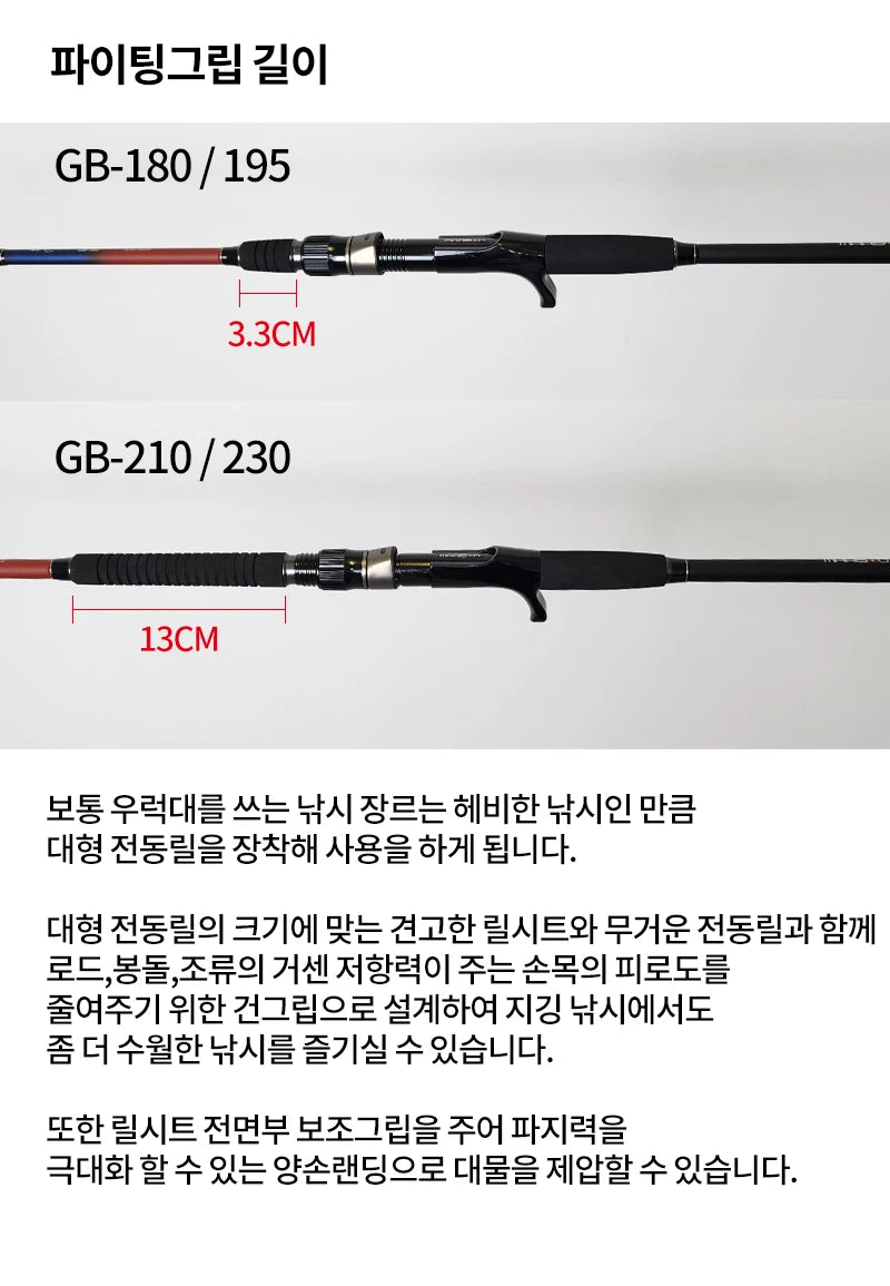 Boat Lure Fishing Rod, Cod, Korean Style Rockfish Rod