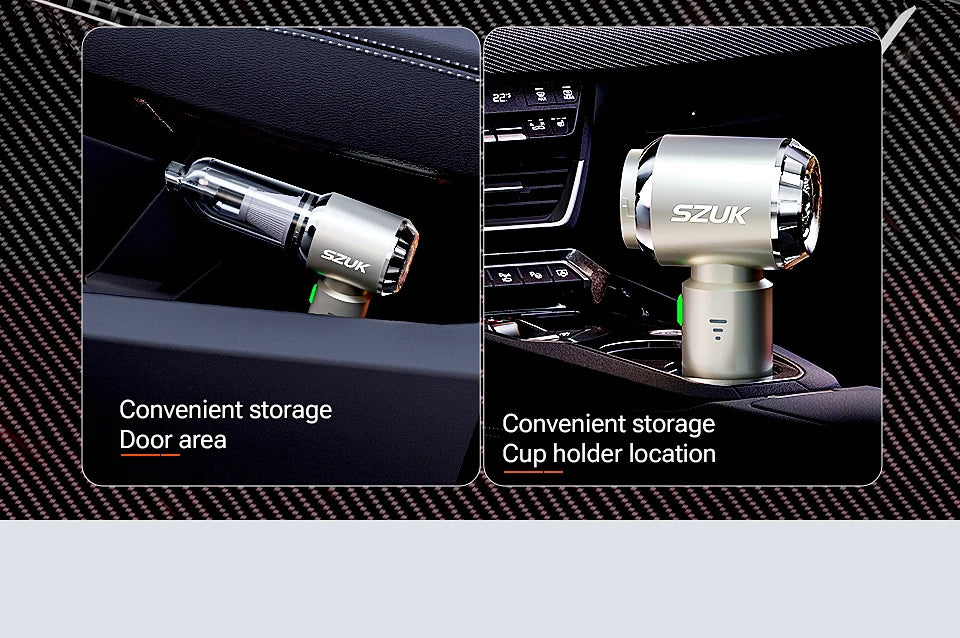 SZUK 985000Pa Car Vacuum Cleaner Powerful Suction Wireless Vacuum Cleaner Handheld Portable Cleaner Mini Vacuum Cleaner for Car