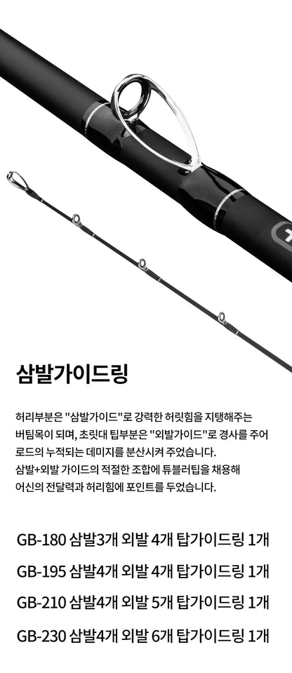 Boat Lure Fishing Rod, Cod, Korean Style Rockfish Rod
