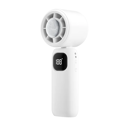 Ice Compress Cooling Fan 100 Gear Stepless Speed Foldable Portable Fan Type-C Fast Charge Metal Ice Plate Fan For Summer